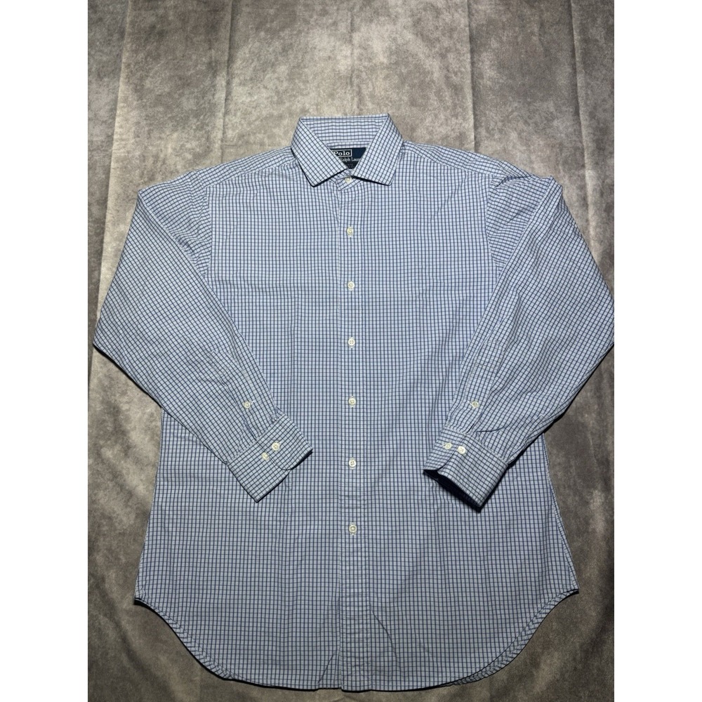 Polo Ralph Lauren Shirt Mens M 15-1/2 Estate Classic Fit Button Up‎